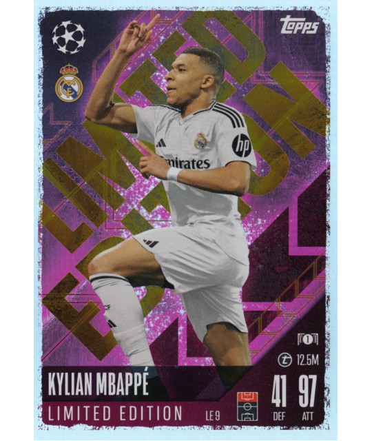 Topps Match Attax Champions League 2024/2025 Limited Edition Kylian Mbappé (Real Madrid CF)